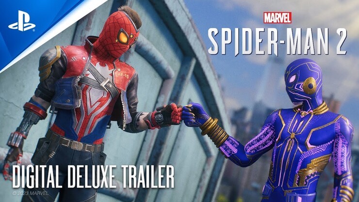 Новые трейлеры Marvel's Spider-Man 2 демонстрируют Нью-Йорк и Deluxe-наряды пары пауков