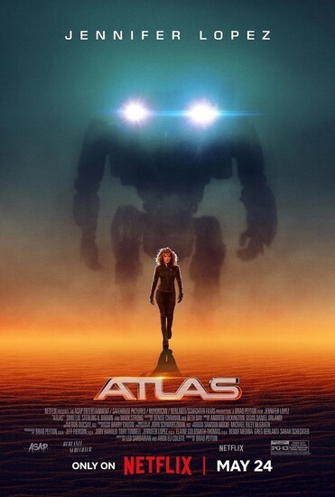 Постеры фильма «Атлас» Суровая Дженнифер Лопес спасает человечество в трейлере боевика «Атлас»
